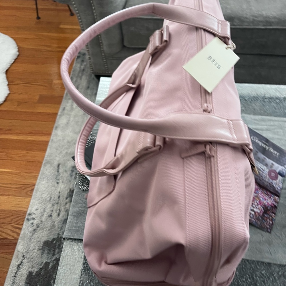 BEIS The Weekender Dusty Pink Travel Bag - Picture 4 of 6